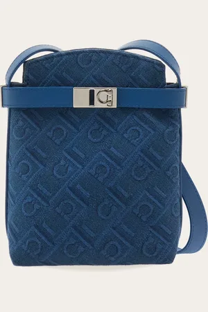 Salvatore Ferragamo Femmes Porte-smartphone Hug Bleu