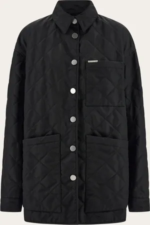 Salvatore Ferragamo Femmes Blouson molletonné Noir