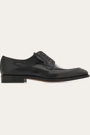 Salvatore Ferragamo Hommes Derby Noir Taille 40