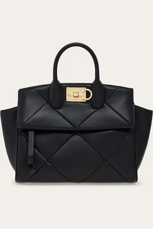Salvatore Ferragamo Femmes Studio Soft bag (M) Noir