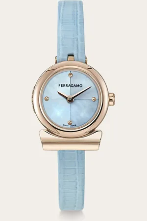 Salvatore Ferragamo Femmes Montre Gancino Bleu