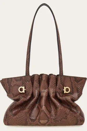 Salvatore Ferragamo Femmes Soft-Bag (S) Brun