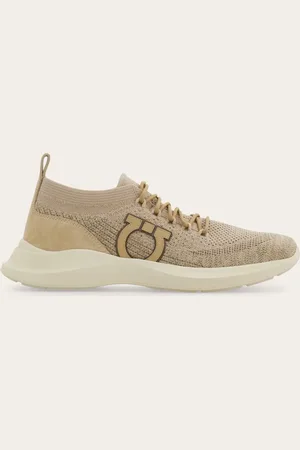 Salvatore Ferragamo Hommes Sneaker Gancini Gris Taille 42