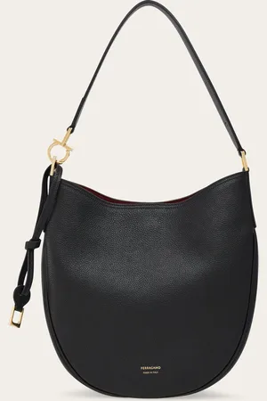 Salvatore Ferragamo Femmes Sac Hobo North-South (M) Noir