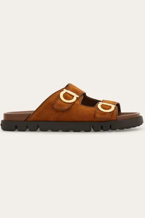 Salvatore Ferragamo Hommes Sandale à double bande Taille 41