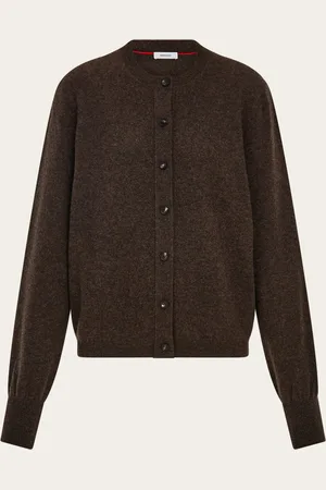Salvatore Ferragamo Femmes Cardigan en cachemire Gris