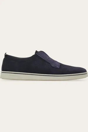 Salvatore Ferragamo Hommes Sneaker slip-on Bleu Taille 39.5