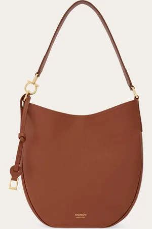Salvatore Ferragamo Femmes Sac Hobo North-South (M) Brun
