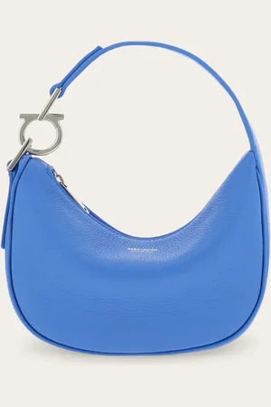Salvatore Ferragamo Femmes Mini sac hobo North-South Bleu