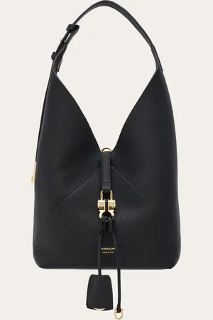 Salvatore Ferragamo Femmes Sac hobo v-shaped (M) Noir