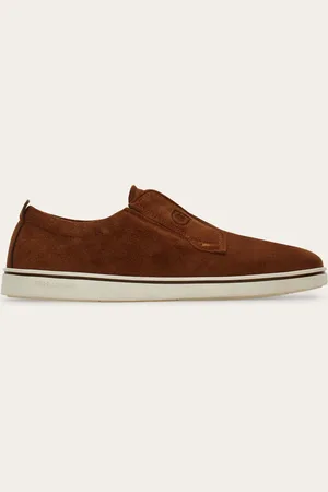 Salvatore Ferragamo Hommes Sneaker slip-on Brun Taille 39