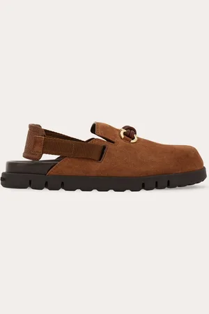 Salvatore Ferragamo Hommes Mule mors Gancini Brun Taille 41