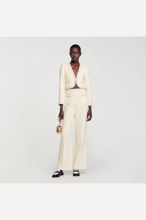 Sandro Veste courte en tweed