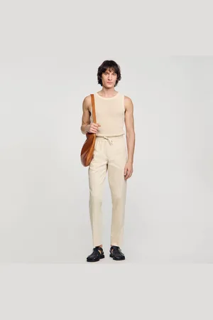 Sandro Pantalon droit élastiqué
