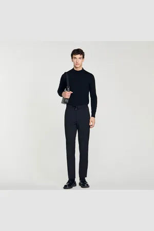 Sandro Pantalon droit élastiqué