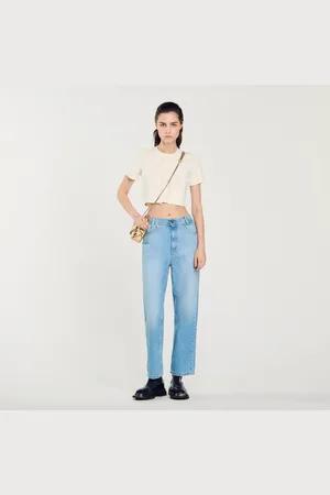 Sandro Jean droit taille basse