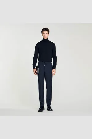 Sandro Pantalon droit élastiqué