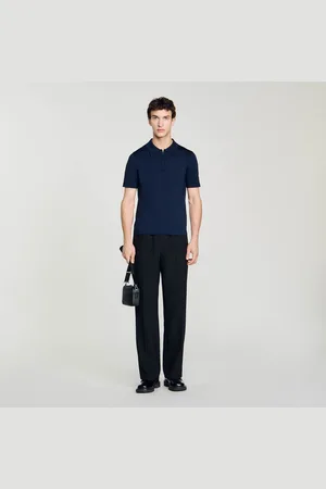 Sandro Polo en maille à col zippé