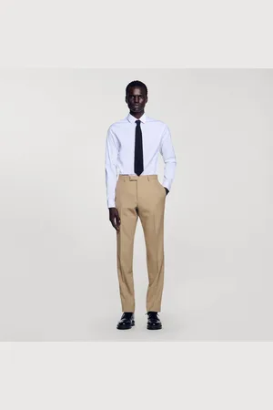 Sandro Pantalon de costume en laine