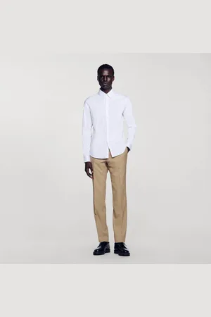 Sandro Chemise ajustée en coton stretch