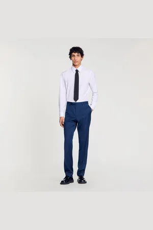 Sandro Pantalon de costume en laine