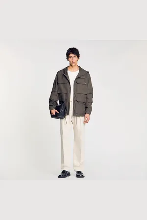 Sandro Parka militaire à capuche
