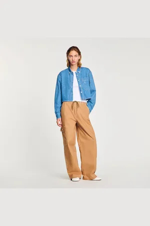 Sandro Chemise courte en jean