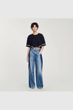 Sandro T-shirt court strassé