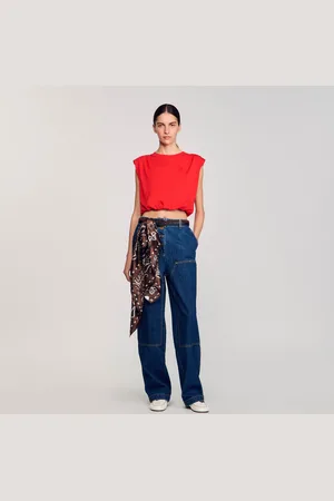 Sandro T-shirt court drapé