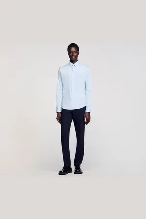 Sandro Chemise ajustée en coton stretch