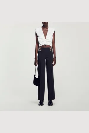 Sandro Pantalon à strass