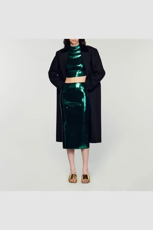 Sandro Jupe midi à sequins