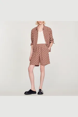 Sandro Short imprimé Square Cross