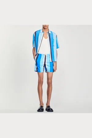 Sandro Maillot de bain imprimé rayé