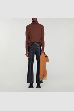 Sandro Pull col roulé laine et cachemire