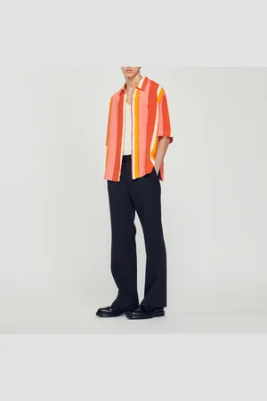 Sandro Chemise fluide rayée manches courtes