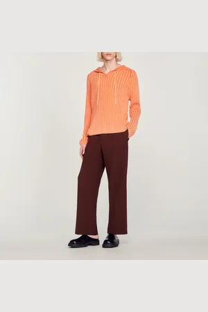 Sandro Hoodie en maille délavée