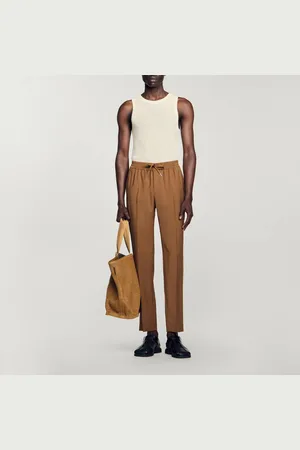 Sandro Pantalon droit élastiqué