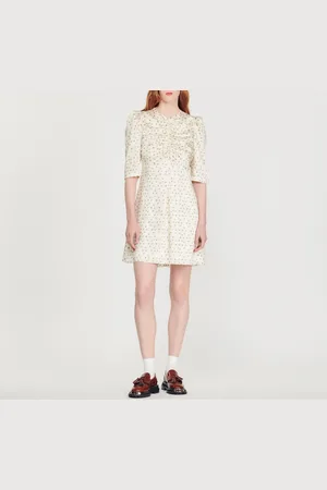 Sandro Robe courte à imprimé Fleurs d