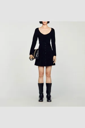 Sandro Pull court en maille velours