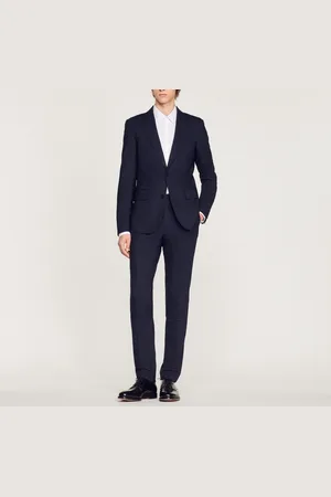 Sandro Veste de costume en laine stretch