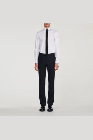 Sandro Pantalon de costume en laine