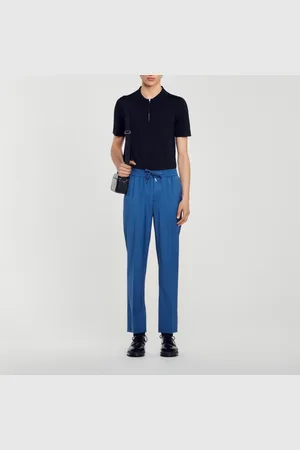 Sandro Pantalon droit élastiqué