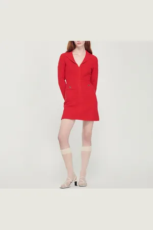Sandro Robe courte effet tweed