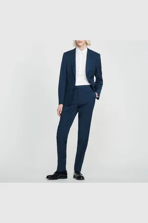 Sandro Pantalon de costume en laine stretch