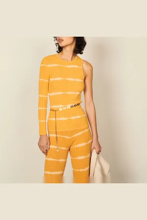 Sandro Pull asymétrique à rayures