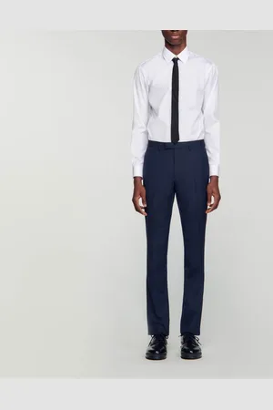 Sandro Pantalon de costume en laine