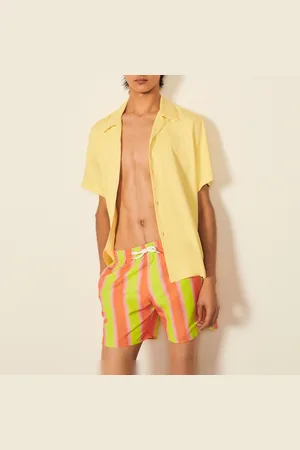 Sandro Short de bain à rayures