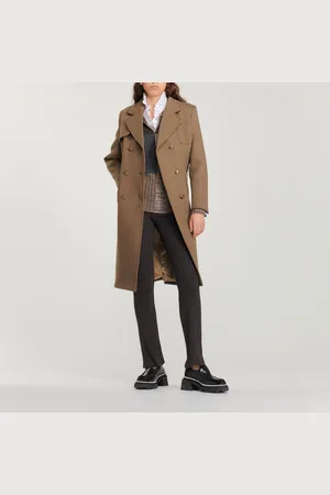 Sandro Pantalon en maille côtelée