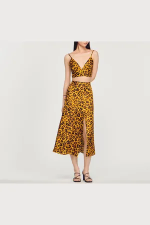 Sandro Top brassière léopard